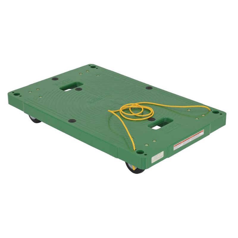 Vestil Dol-1830-F Polyethylene Flush Top Dolly - Vestil Dol-1830-F Polyethylene Flush Top Dolly - Material Handling