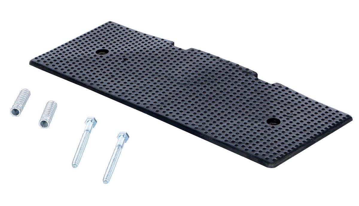 Vestil Rsh-108-Ef-C Rubber Female End Cap Concrete Hardware 1