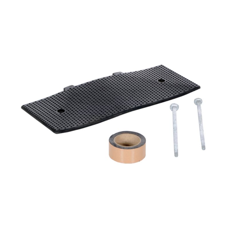 Vestil Rsh-108-Em-A Rubber Male End Cap Asphalt Hardware