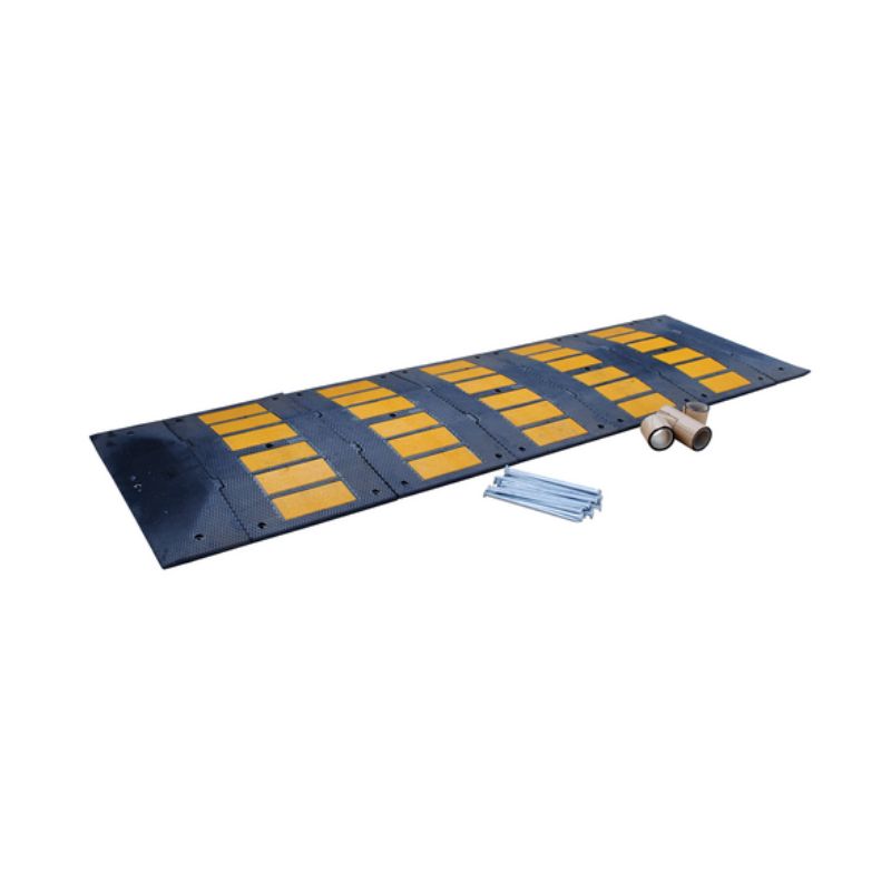 Vestil Rsh-120-36-A Rubber Speed Hump Asphalt Hardware