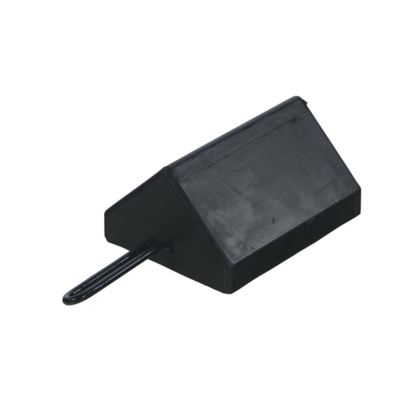 Vestil Rwc-10-Hdl Molded Rubber Wheel Chock With Handle