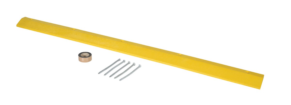 Vestil Sba-108 Plastic Speed Bump Asphalt Hardware 1