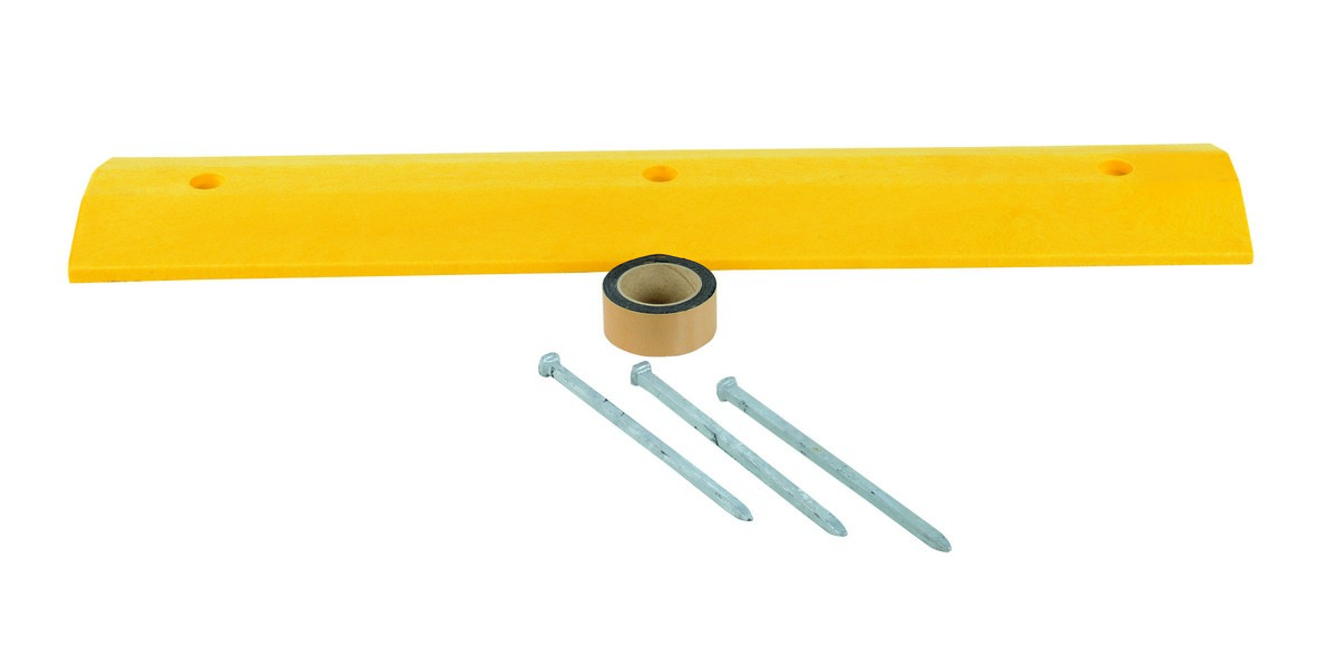 Vestil Sba-48 Plastic Speed Bump Asphalt Hardware 2