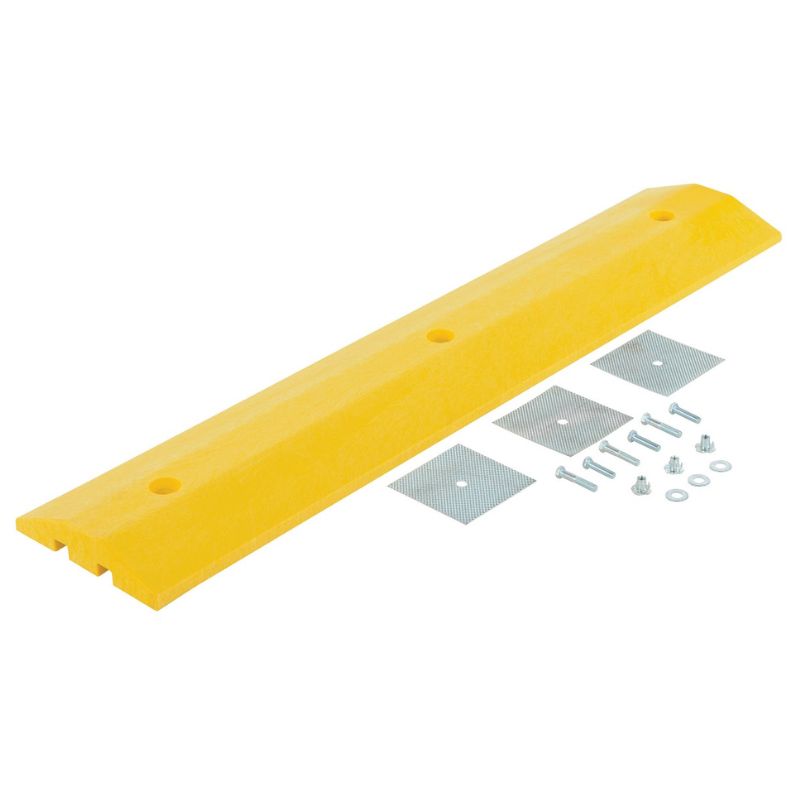 Vestil Sbg-48 Plastic Speed Bump Glue Down Hardware