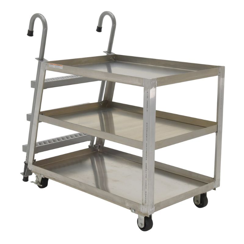 Vestil Spa3-2848 Aluminum Stock Picker With Steel Ladder