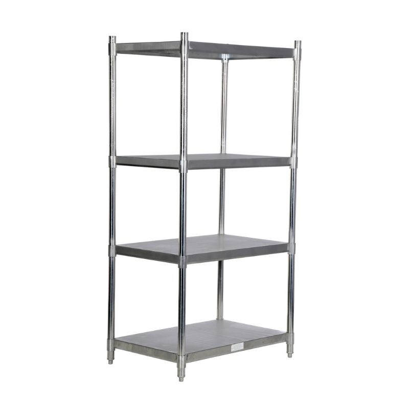 Vestil Sss-2436 Stainless Steel Shelving 600 Lb. Capacity Brushed