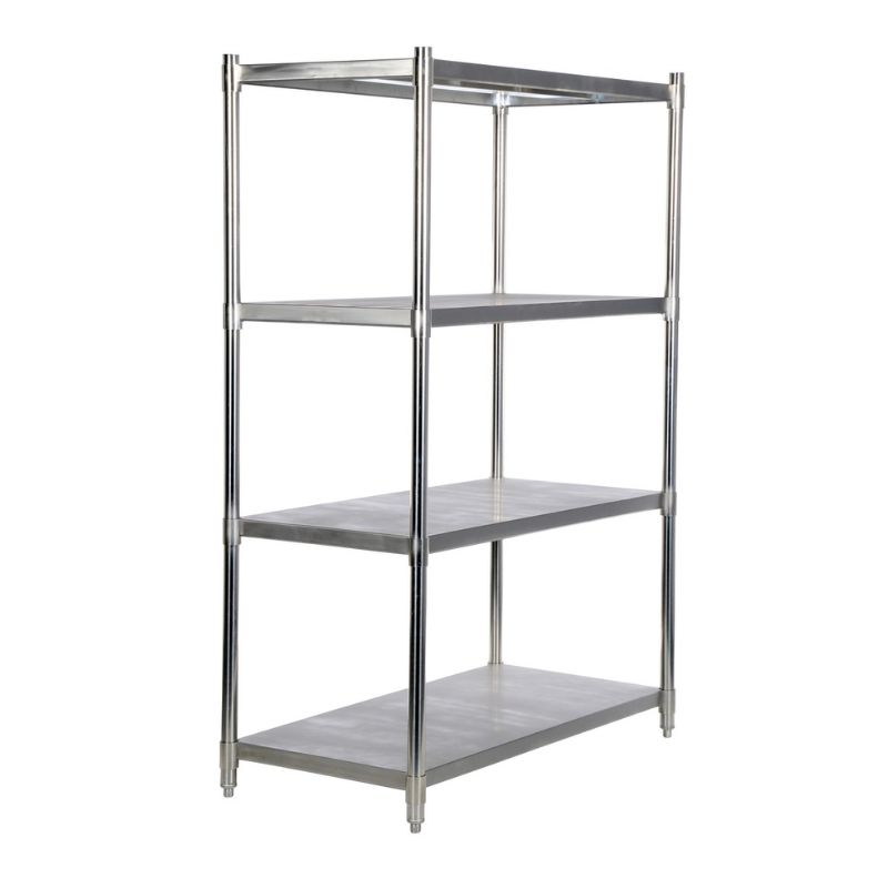 Vestil Sss-2448 Stainless Steel Shelving 600 Lb. Capacity Brushed