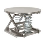 Vestil Sst-45-Pss-St Partially Stainless Steel Solid Top Spring Scissor Table 4500 Lb. Capacity