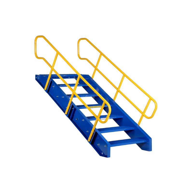 Vestil Stair-108 Steel 15 Step Modular Style Stairway Top Step