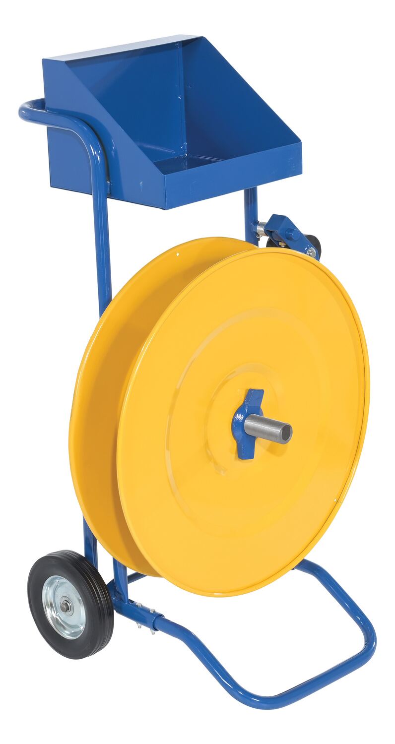 Vestil Strap-Ps-Hd Steel Heavy Duty Strapping Cart 1