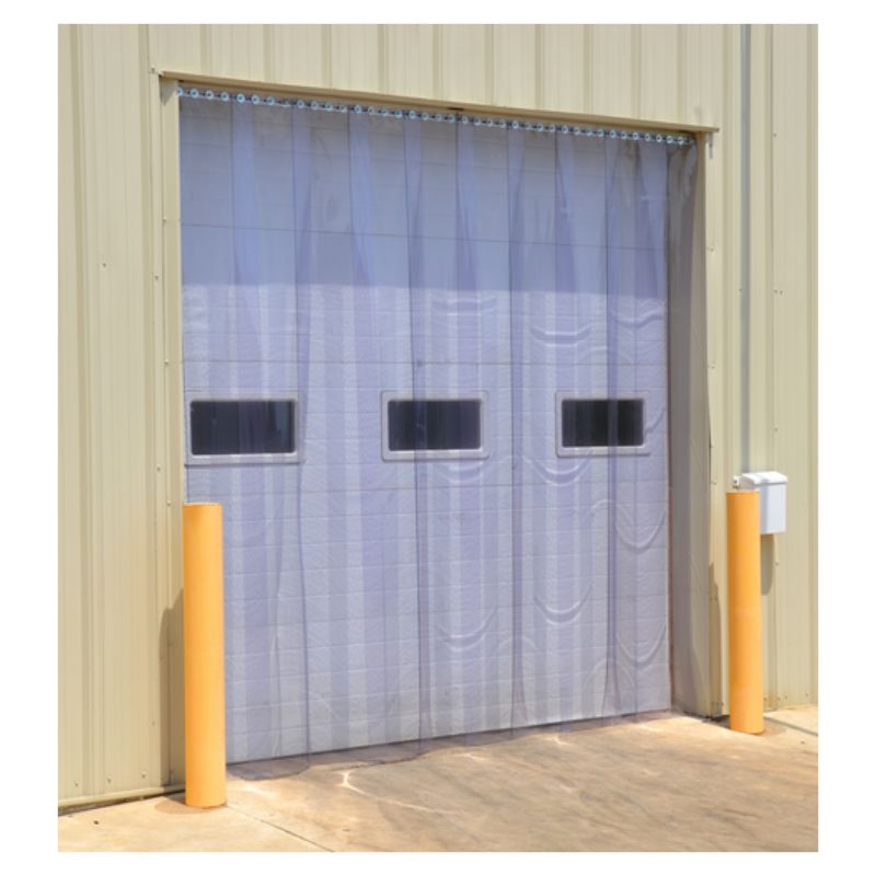 Vestil Tg-1600-F-H-168-168 Pvc Vinyl Strip Door 1