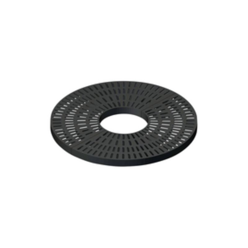 Vestil Tg-3R-Bk 100% Recycled Plastic Tree Grate Round