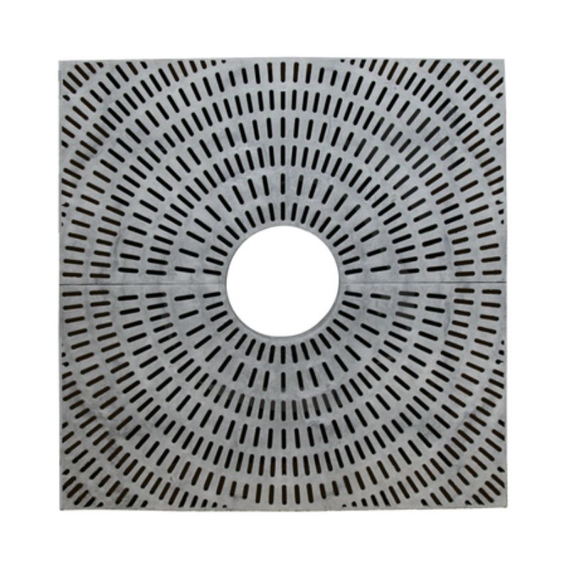 Vestil Tg-5S-Bk 100% Recycled Plastic Tree Grate Square