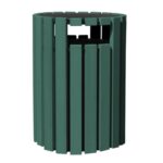 Vestil Tr-Prrc-33-Gn 100% Recycled Plastic Trash Receptacle Rain Cap Round (1)