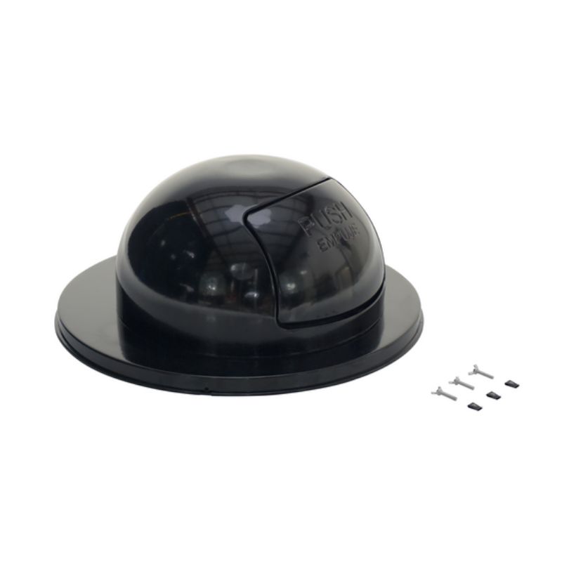 Vestil Trash-Top-Bk-3Pk Steel Waste Disposal Top (1)