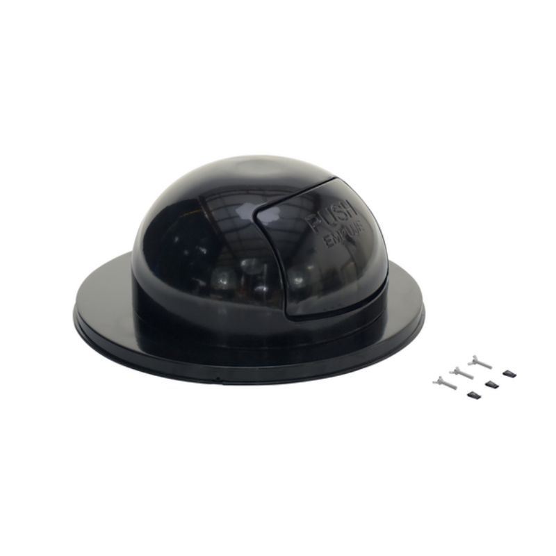 Vestil Trash-Top-Bk Steel Waste Disposal Top