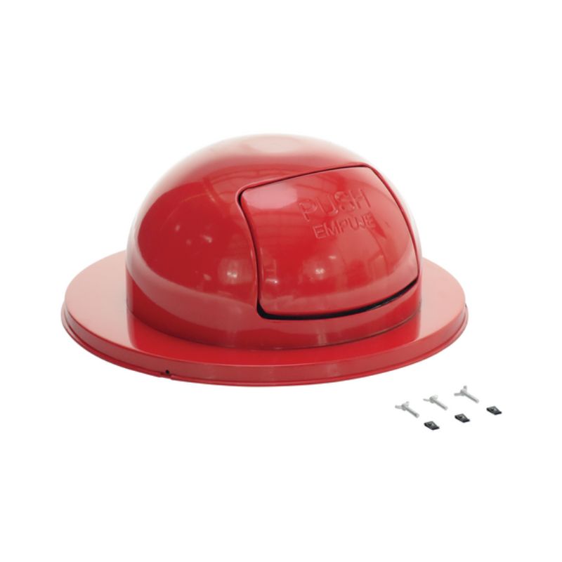 Vestil Trash-Top-Rd Steel Waste Disposal Top