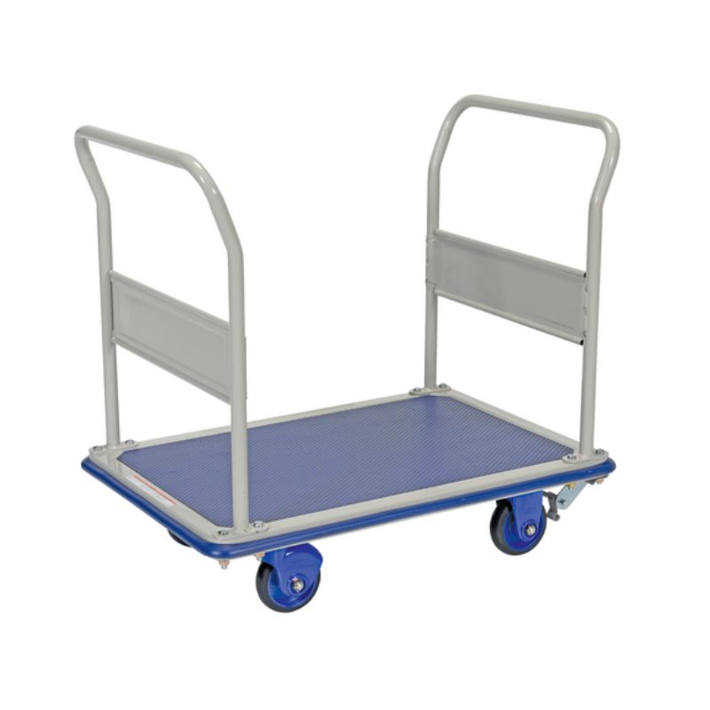 Vestil Trs-2429-Dh-Fb Steel Truck Dual Handles With Floor Brake
