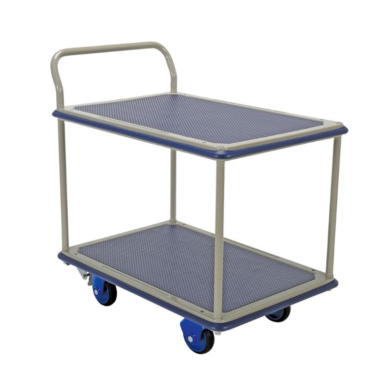 Vestil Trs-2434-2-Fb Steel Truck Double Deck With Brake