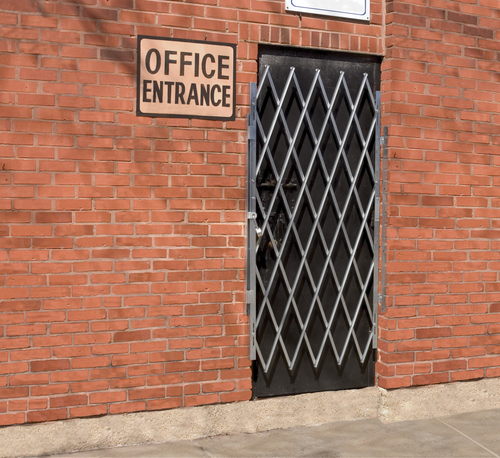 Vestil Vd-83 Galvanized Steel Scissor Gate-Expanded Height 1