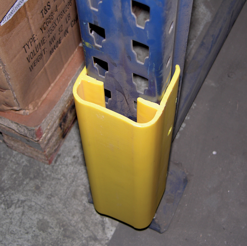 Vestil Vprp-Yl-09 High Density Polyethylene Thermoplastic Rack Shield 1