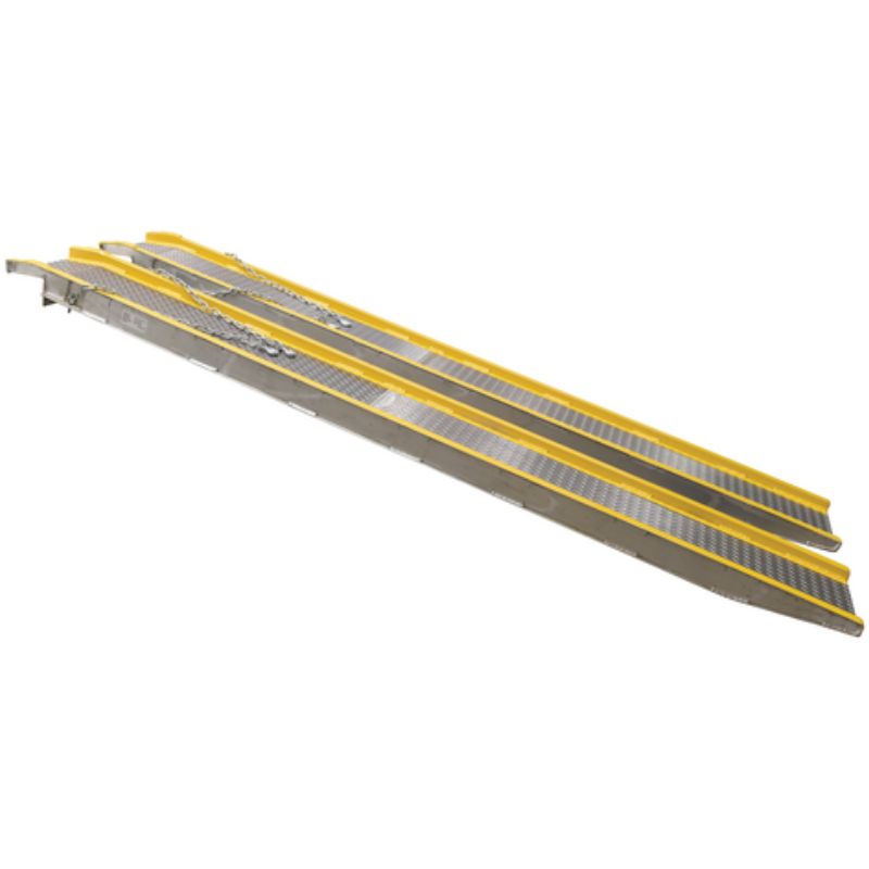Vestil Vtr-6-14-14 Portable Aluminum Twin Vehicle Ramp