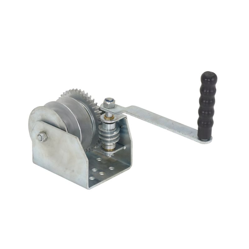 Vestil Wall-D Steel Double Wall Mounted Hand Winch