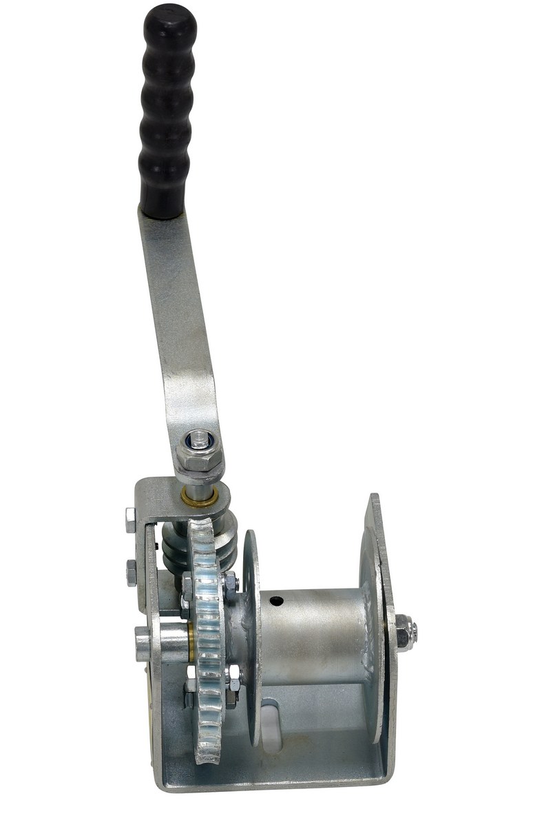 Vestil Wall-S Steel Single Wall Mounted Hand Winch 2