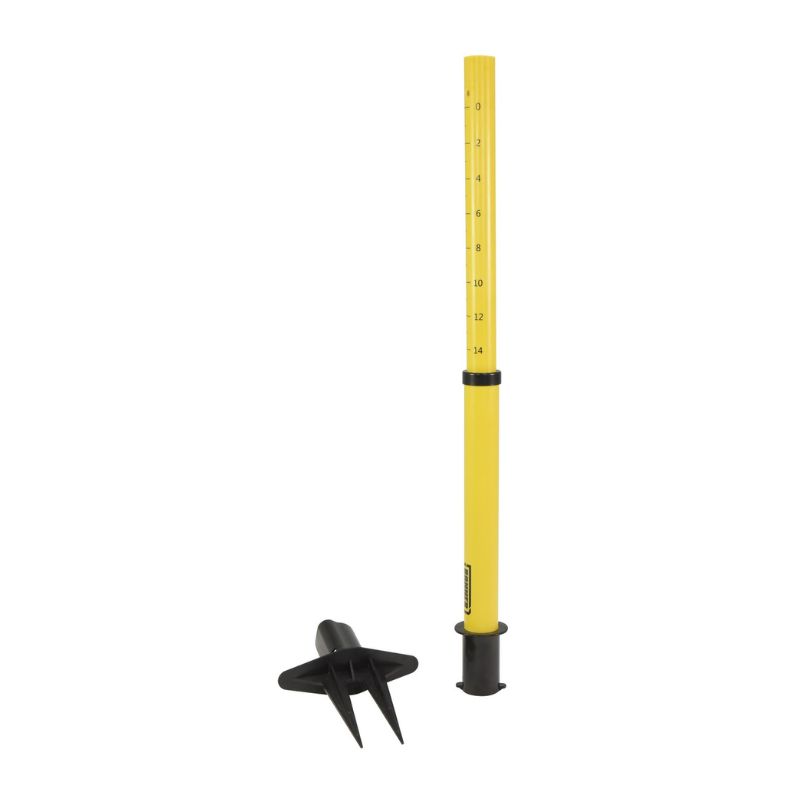 Vestil Wbs-42Plastic Web Barrier Stake Yellow Black