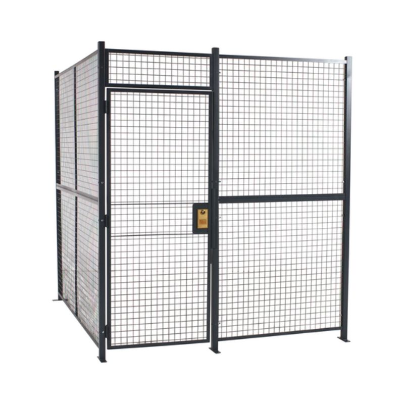 Vestil Wpc-10X10-3Nc Welded Wire Mesh With Sliding Door