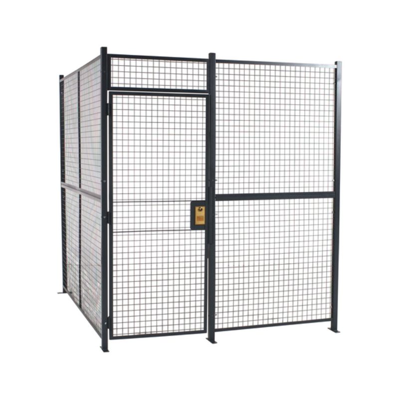 Vestil Wpc-10X10-4Nc Welded Wire Mesh With Sliding Door