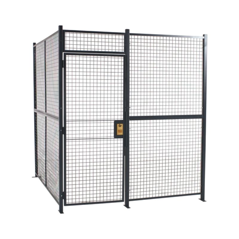 Vestil Wpc-8X8-3Nc Welded Wire Mesh With Hinged Door
