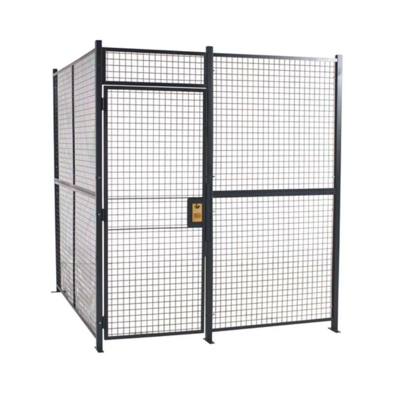 Vestil Wpc-8X8-4Nc Welded Wire Mesh With Hinged Door