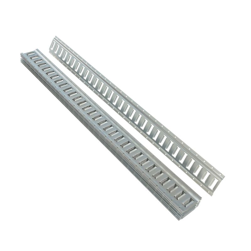 Vestile-Trk-5-Zn-10Pk Steel Zinc Plated E-Track