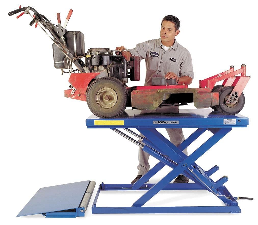Bishamon Lx-200Wm Lo-Profile Lx Series Scissor Lift Tables, 4400 Lb. Capacity, 4.30&Quot; Height