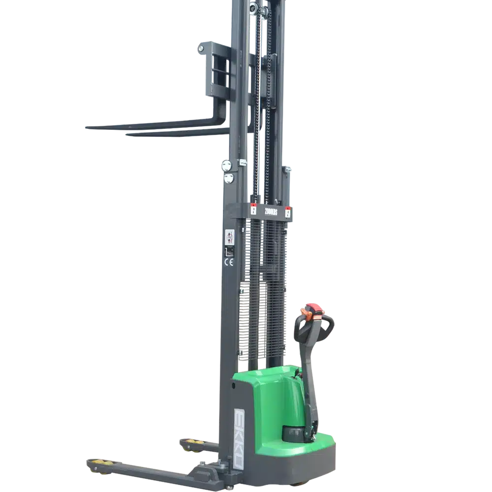 Ekko Eb13E-Li Fully Powered Straddle Stacker