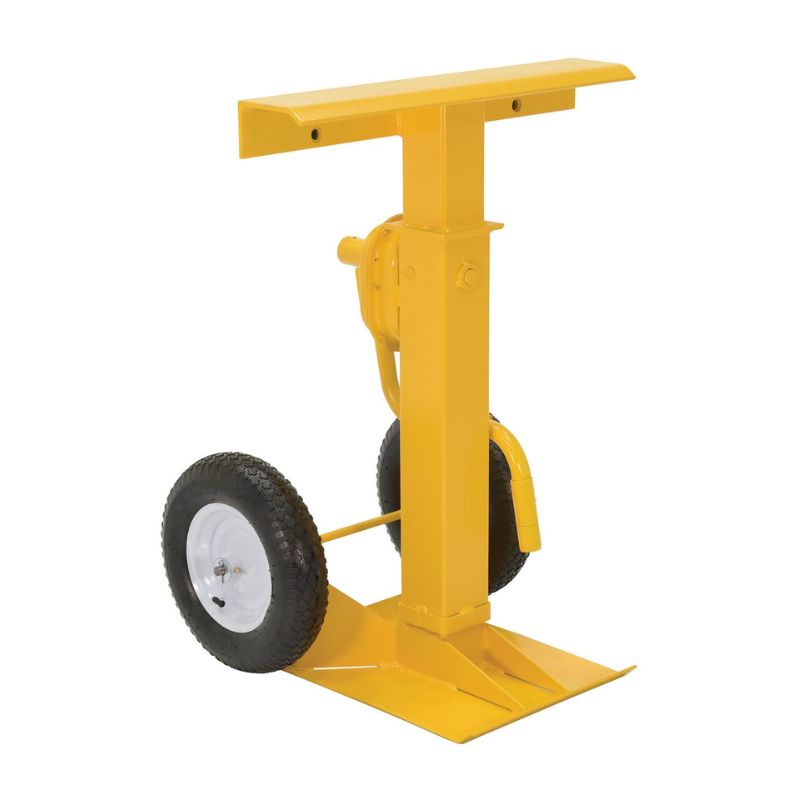 Vestil Cj-Beam-Pn Steel Stabilizing Jack With Pneumatic Wheels