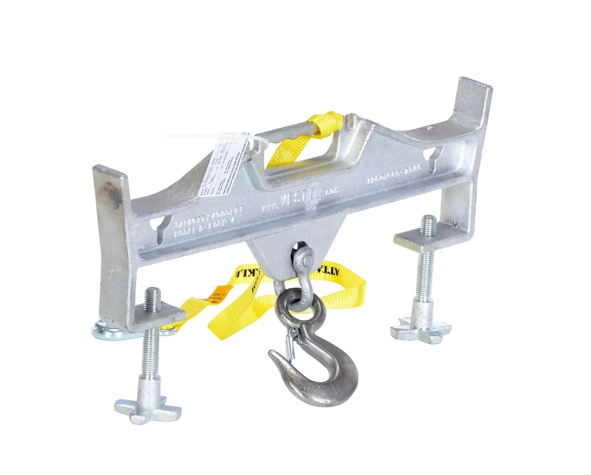 Vestil D-Fork-4-Rl Steel Double Rigid Hoist Optioning Hook 1