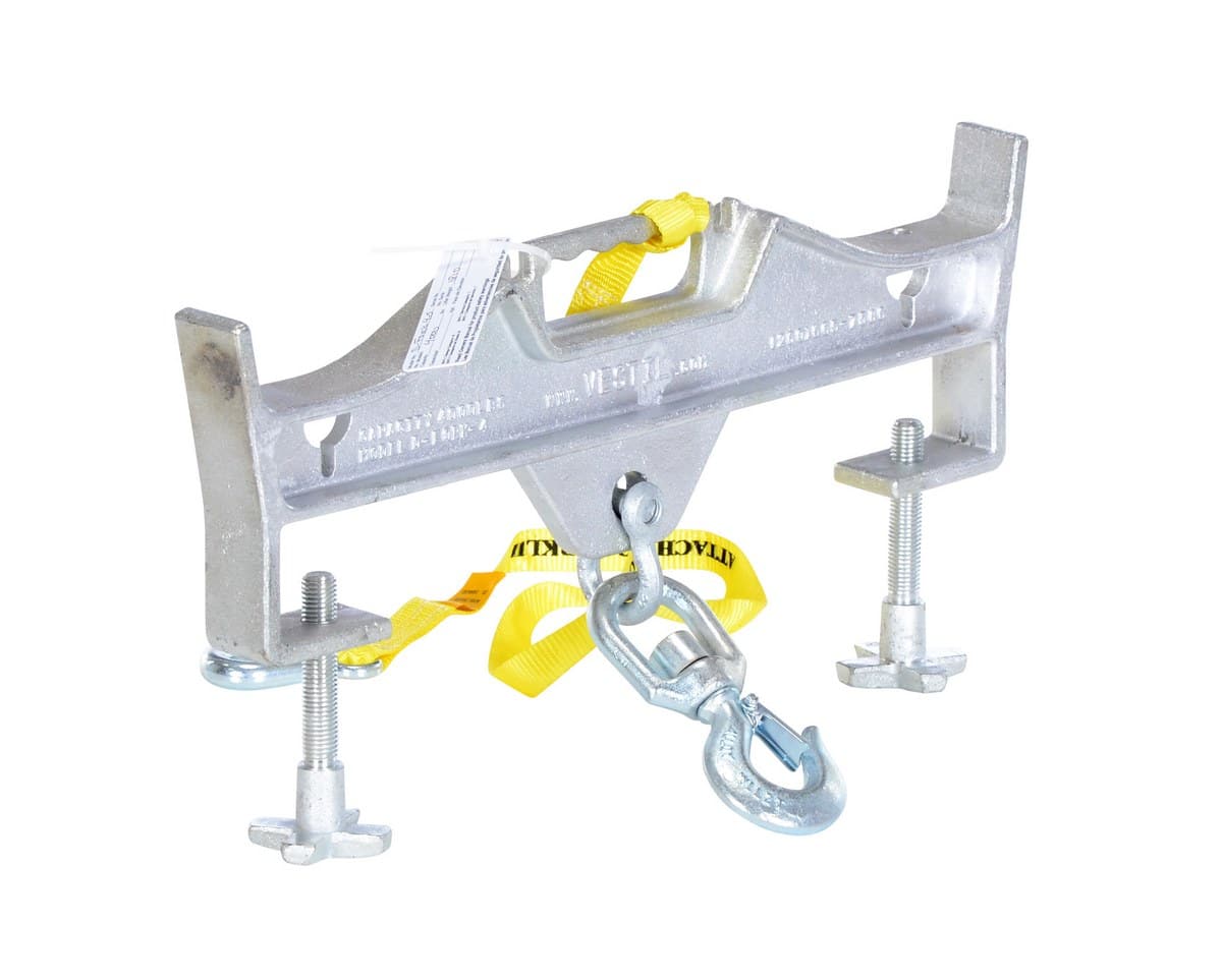 Vestil D-Fork-4-Sl Steel Double Swivel Hoist Optioning Hook 1