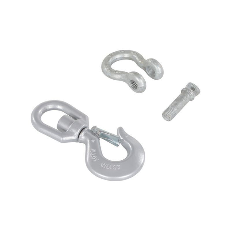 Vestil Hook-S-6 Steel Swivel Hook With Shackle