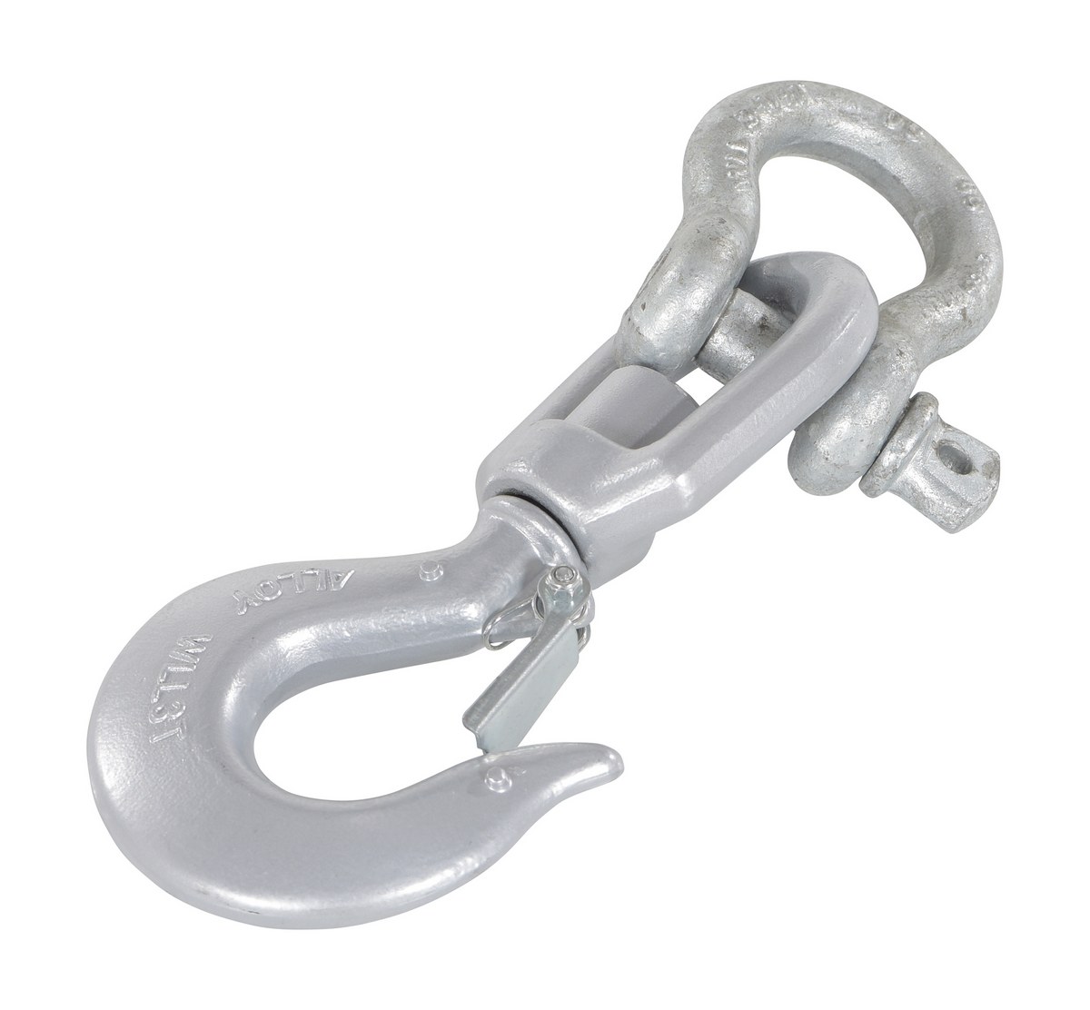 Vestil Hook-S-6 Steel Swivel Hook With Shackle 1