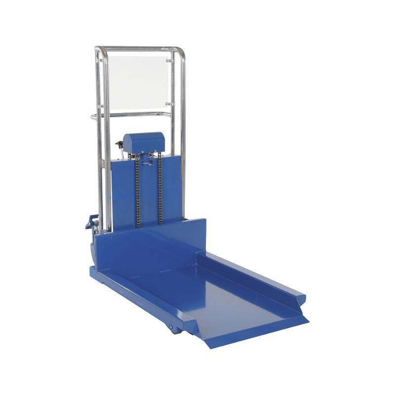 Vestil Hyd-5-Lp Steel Low Profile Hefti-Lift 880 Lb. Capacity Blue