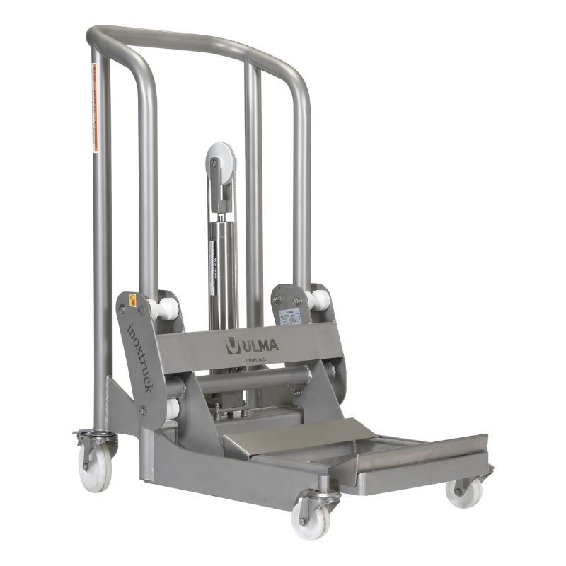 Vestil Ulm-Hrh-850 Stainless Steel Hydraulic Foot Pump Roll Handler