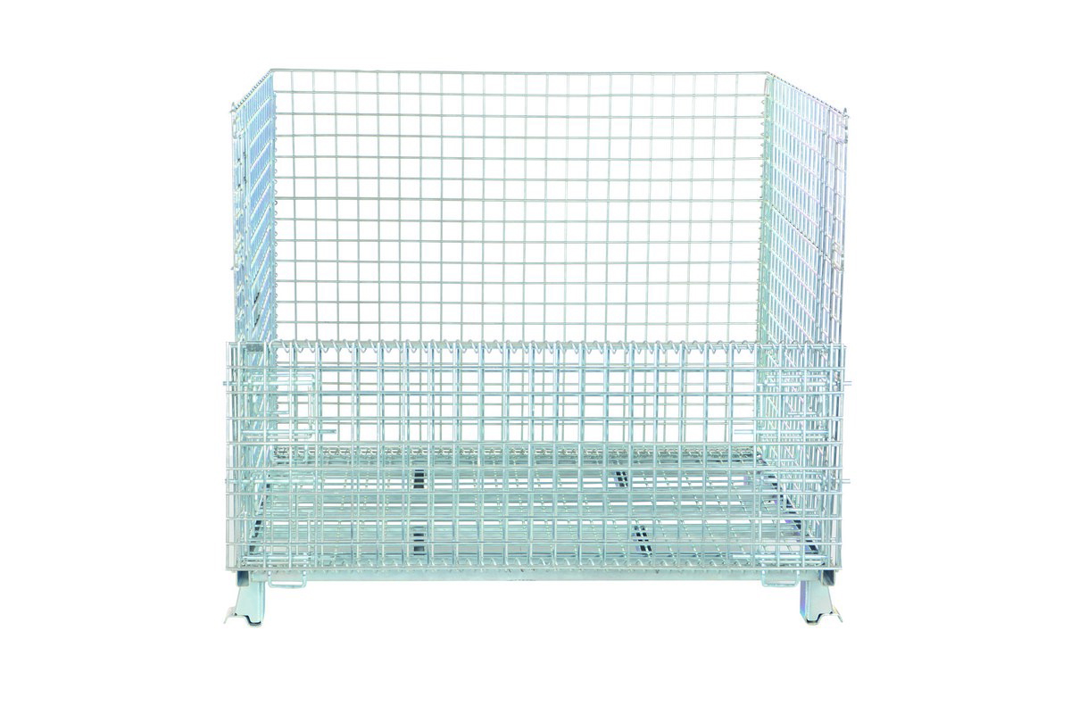 Vestil Vwire-48H Galvanized Steel Mesh Container 2