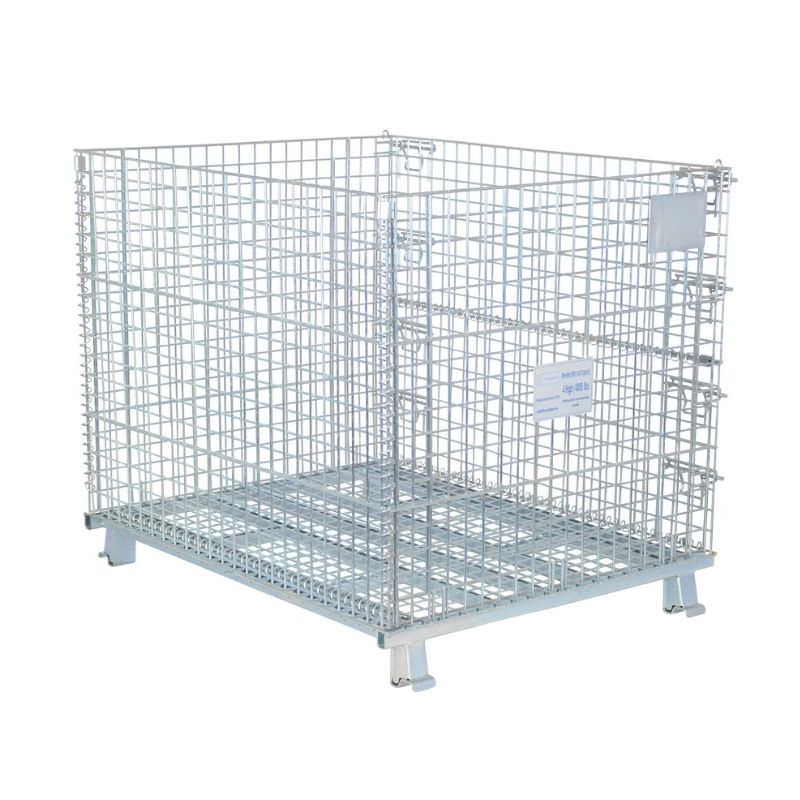 Vestil Vwire-48H Galvanized Steel Mesh Container