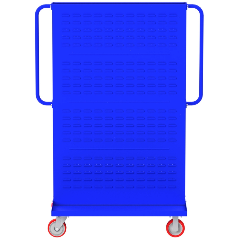 Valley Craft Blue A-Frame Bin &Amp; Tool Cart 48”X30”X62” 1,000 Lbs. Side