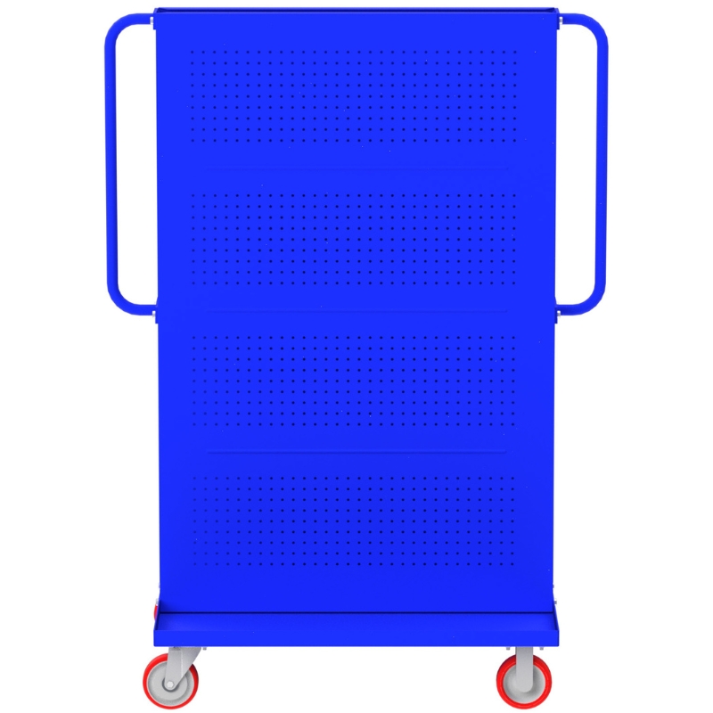 Valley Craft Blue A-Frame Tool Cart 36”X30”X62” 1,000 Lbs. Side