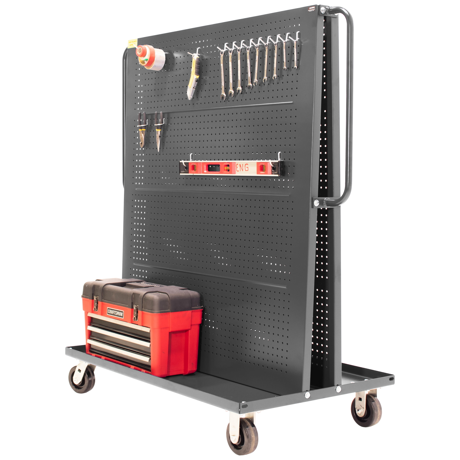 Valley Craft Gray A-Frame Tool Cart 48”X30”X62” 1,000Lbs.